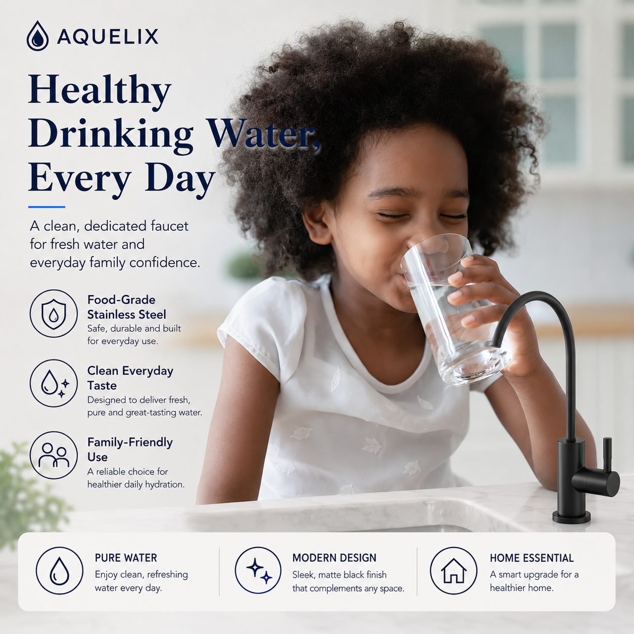 Healthy Drinking Water Filter Faucet