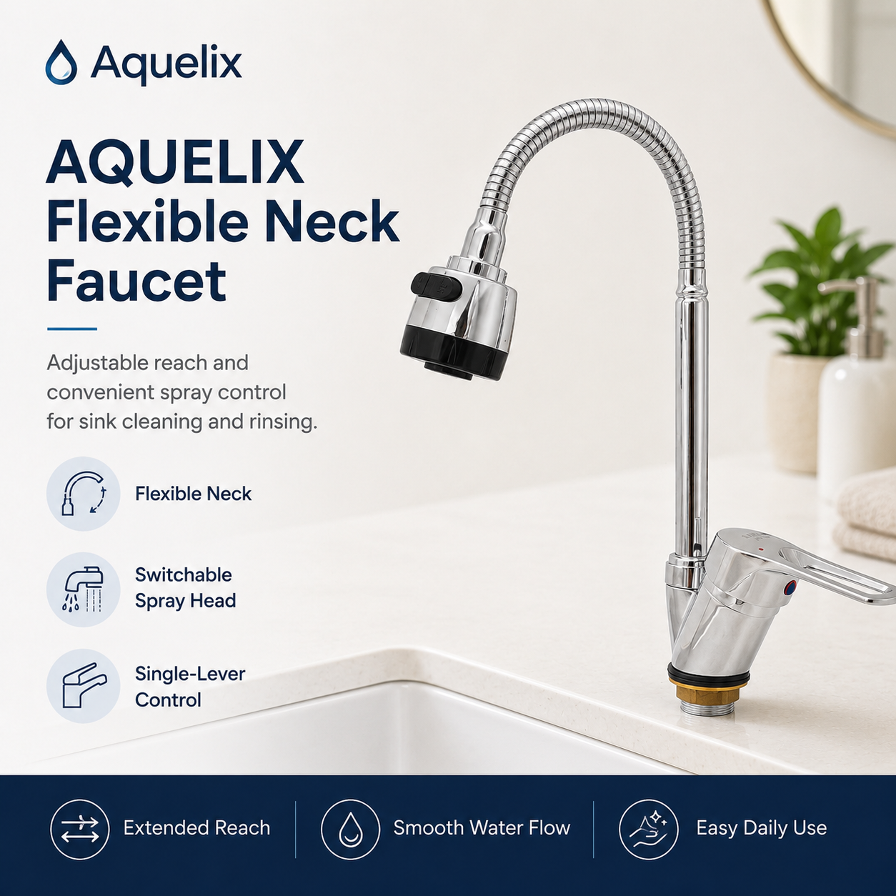 Flexible Neck Faucet