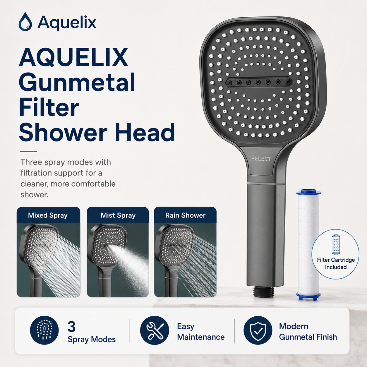 Gourmet Filter Shower Head
